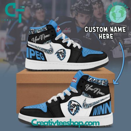 Winnipeg ICE  AJ1 High Sneakers Shoes For Men And Women