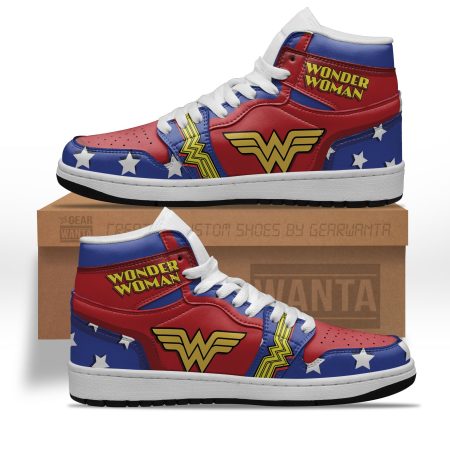 Wonder Woman AJ1 High Sneakers Shoes For Men And Women