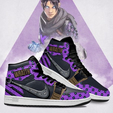 Wraith Apex Legends AJ1 High Sneakers Shoes For Men And Women
