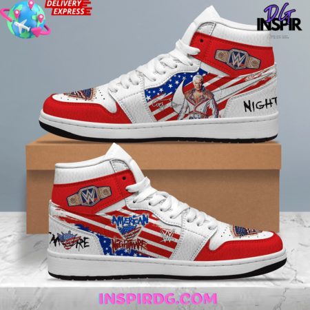 WWE Cody Rhodes Nightmare Champions AJ1 High Sneakers Shoes For Men And Women