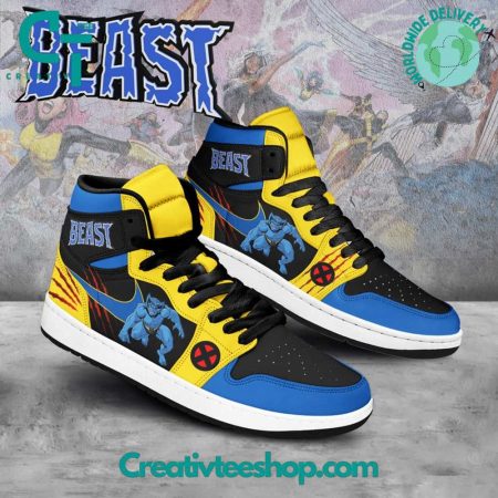 X-Men Beast  AJ1 High Sneakers Shoes For Men And Women