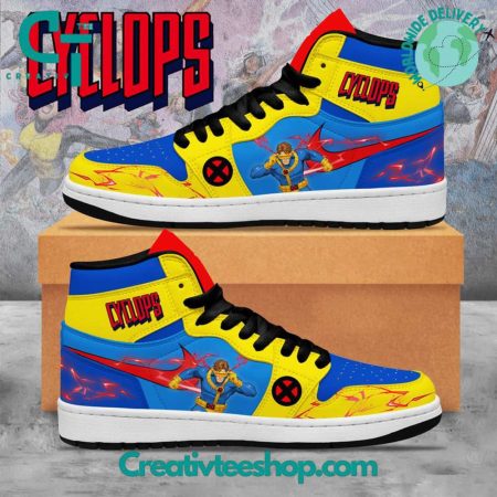 X-Men Cyclops  AJ1 High Sneakers Shoes For Men And Women