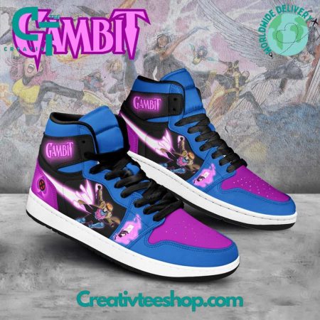 X-Men Gambit  AJ1 High Sneakers Shoes For Men And Women