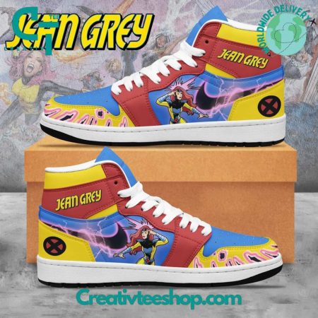 X-Men Jean Grey  AJ1 High Sneakers Shoes For Men And Women