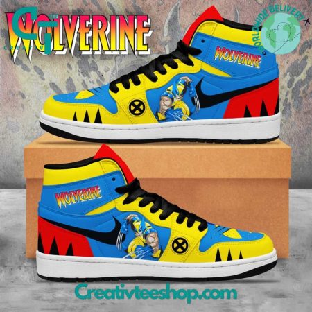 X-Men Wolverines  AJ1 High Sneakers Shoes For Men And Women
