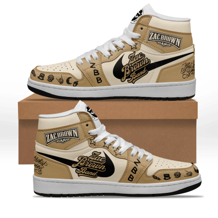 Zac Brown Band AJ1 High Sneakers Shoes For Men And Women