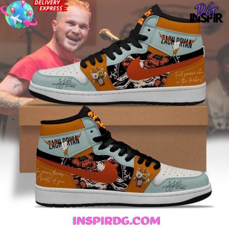 Zach Bryan AJ1 High Sneakers Shoes For Men And Women