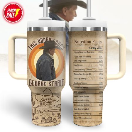 George Strait Music Custom Quencher Stainless Steel Custom Quencher 30oz or 40oz Stainless Steel Tumbler With Handle HG