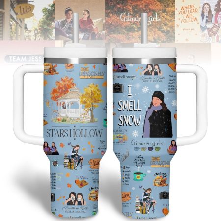 Gilmore Girls TV Series Custom Stanley Quencher  30oz or 40oz Stainless Steel Tumbler With Handle HG Stainless Steel Tumbler With Handle