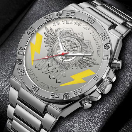 AC/DC Music Gentleman Stainless Steel Watch Gift For Fan