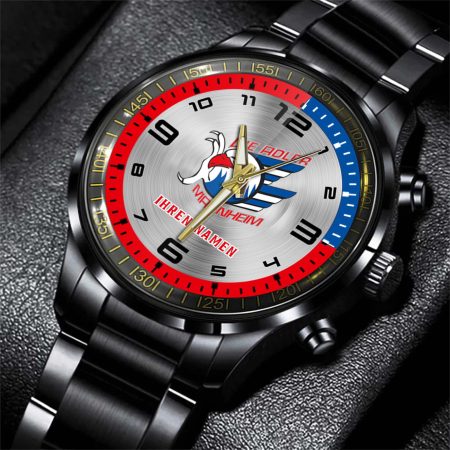 Adler Mannheim DEL Personalized Stainless Steel Hand Watch For Fan