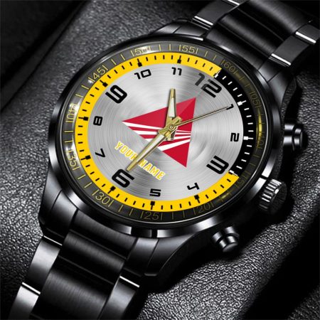AGCO Allis Tractor Personalized Black Stainless Steel Hand Watch For Fan