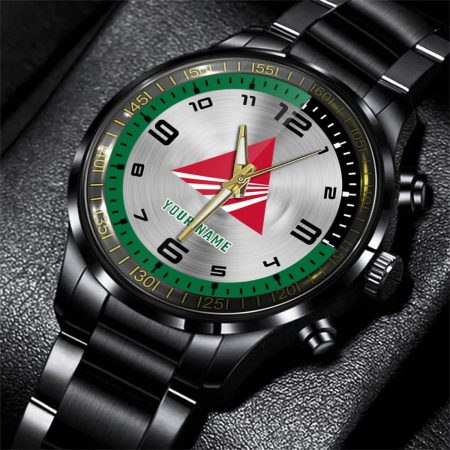 AGCO Allis Tractor Personalized Black Stainless Steel Hand Watch For Fan