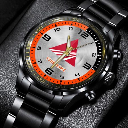 AGCO Allis Tractor Personalized Black Stainless Steel Hand Watch For Fan