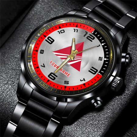 AGCO Allis Tractor Personalized Black Stainless Steel Hand Watch For Fan