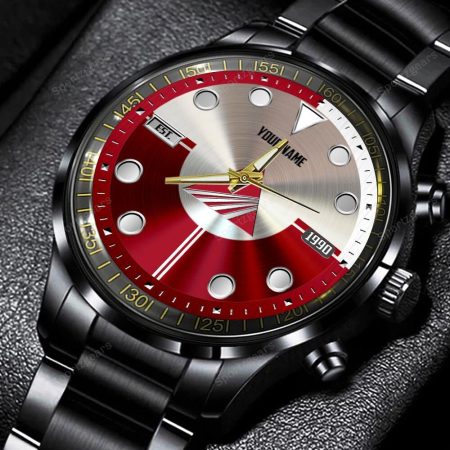 AGCO Tractor Personalized Black Hand Watch Gift For Fans
