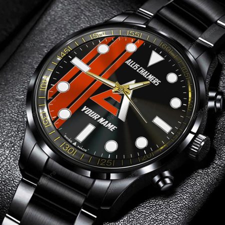 Allis Chalmers Tractor Personalized Black Hand Watch Gift For Fans