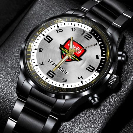 Aprilia Car Personalized Black Stainless Steel Hand Watch For Fan