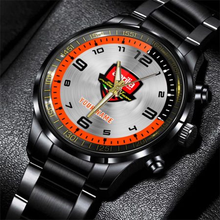 Aprilia Car Personalized Black Stainless Steel Hand Watch For Fan