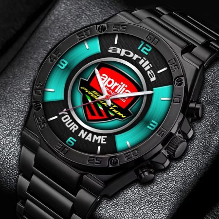 Aprilia Motorcycles Personalized New Stainless Steel Hand Watch For Fans