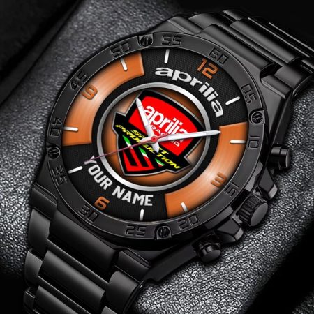 Aprilia Motorcycles Personalized New Stainless Steel Hand Watch For Fans