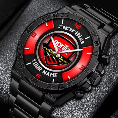 Aprilia Motorcycles Personalized New Stainless Steel Hand Watch For Fans