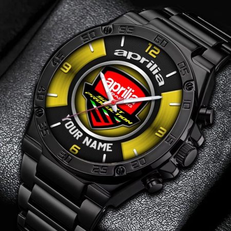 Aprilia Motorcycles Personalized New Stainless Steel Hand Watch For Fans