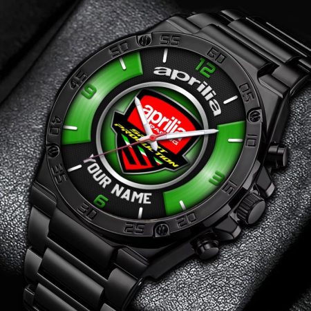 Aprilia Motorcycles Personalized New Stainless Steel Hand Watch For Fans