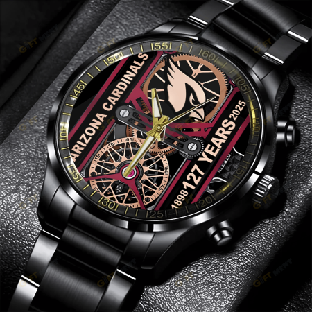 Arizona Cardinals NFL Stainless Steel Watch Gift For Fan