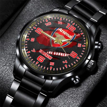 Arsenal EPL Personalized 3D Men Hand Watch Gift For Fans For Father