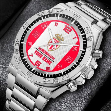 AS Monaco Ligue 1 Personalized New Hand Watch Gift For Fans