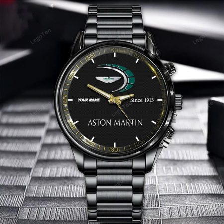 Aston Martin New Personalized Black Hand Watch Gifts For Fans