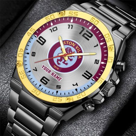 Aston Villa EPL Personalized New Hand Watch Gift For Fans