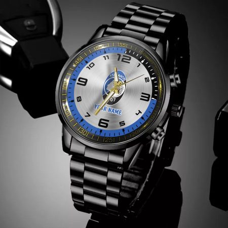 Atalanta Serie A Personalized New Black Hand Watch Gifts For Fans