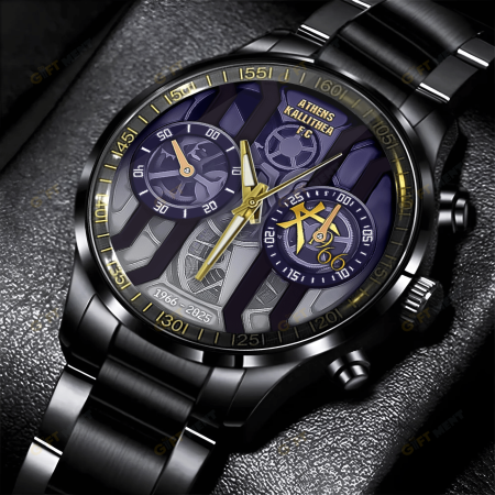Athens Kallithea Super League F.C Stainless Steel Watch Gift For Fan