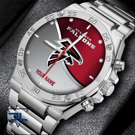 Atlanta Falcons NFL Personalized Black Hand Watch Gifts For Fans