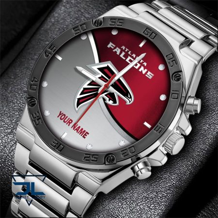 Atlanta Falcons NFL Personalized Black Hand Watch Gifts For Fans
