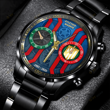 Atlético Madrid La Liga Stainless Steel Watch Gift For Fan