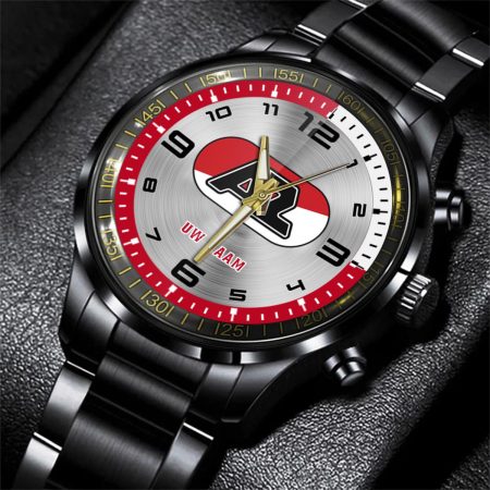 AZ Alkmaar Eredivisie Personalized Black Stainless Steel Hand Watch For Fan
