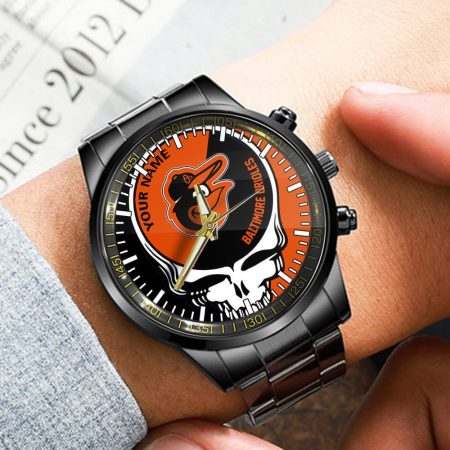 Baltimore Orioles MLB Personalized Fashion 3D Men Hand Watch Gift For Fans For Father