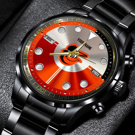 Baltimore Orioles MLB Personalized New Black Hand Watch Gift For Fans