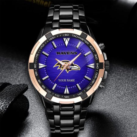 Baltimore Ravens NFL Alloy Men Quartz Watch Personalized Gift For Fan