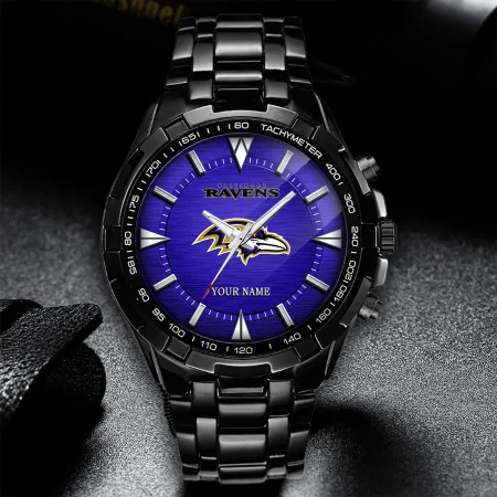 Baltimore Ravens NFL Alloy Men Quartz Watch Personalized Gift For Fan