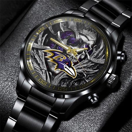 Baltimore Ravens NFL Men Hand Watch Personalized Gift For Fans
