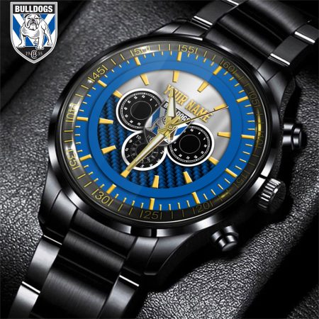 Bankstown Bulldogs NRL New Custom Name Hand Watch Gifts For Fans