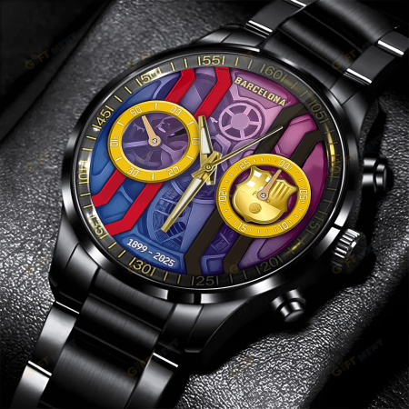 Barcelona La Liga Stainless Steel Watch Gift For Fan