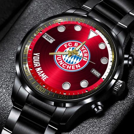 Bayer Munchen Bundesliga Personalized New Black Hand Watch Gift For Fans