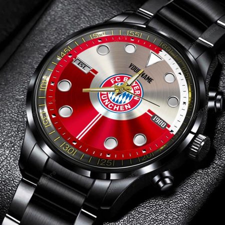 Bayern Munchen Bundesliga Personalized New Black Hand Watch Gift For Fans