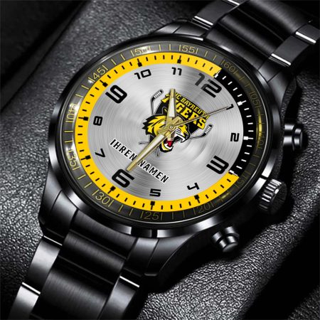 Bayreuth Tigers DEL Personalized Stainless Steel Hand Watch For Fan
