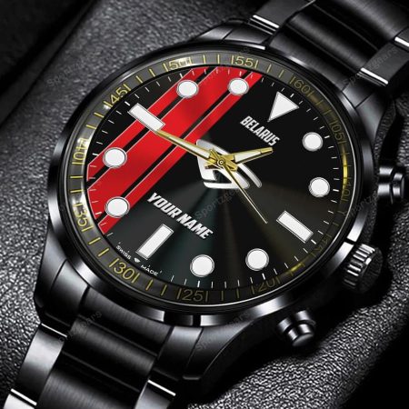 Belarus Tractor Personalized Black Hand Watch Gift For Fans